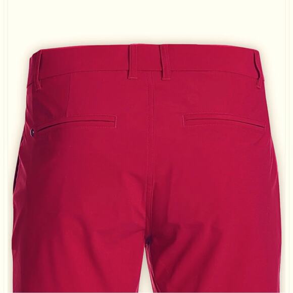 Greyson Men’s Mountauk Trouser Golf Pant Mens 34x32 Red Performance Tech Trouser - Picture 3 of 9